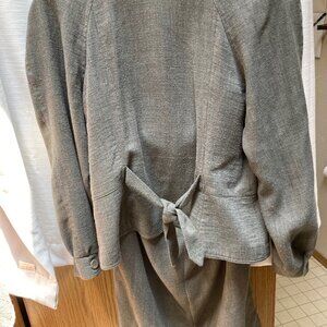 Womens Suit Grey Green